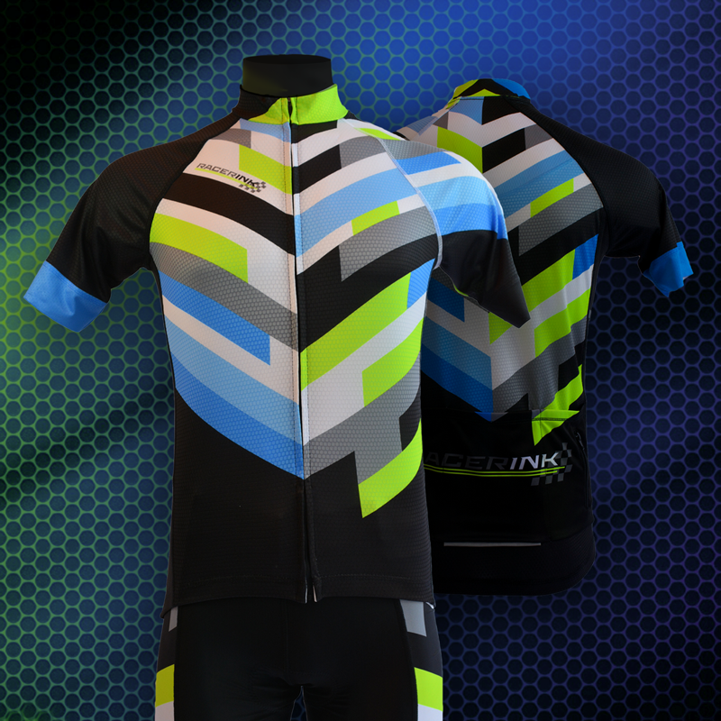 Full Sublimation Cycling Jersey - Racer Ink