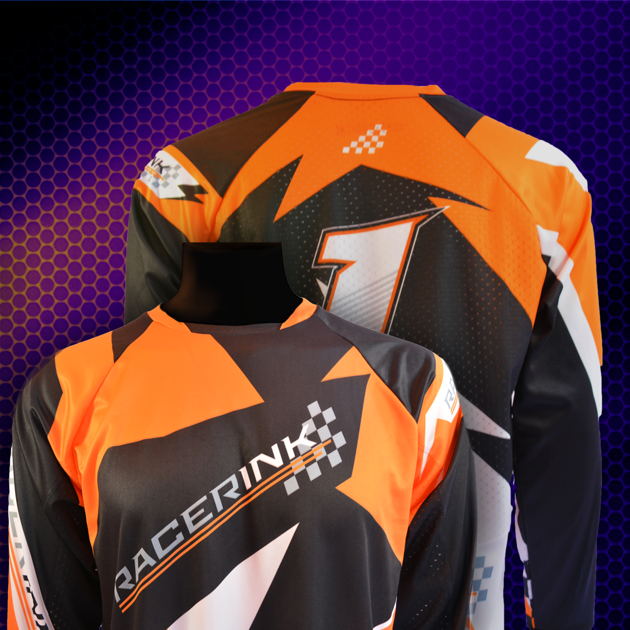 Sublimation Motocross Jersey - Racer Ink